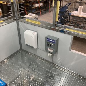 Basic HVAC & Electric Package, Stainless Steel Guard Shack 6.5x6.5