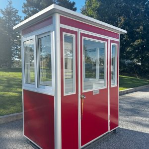 4'x6' Economy Red Guard Shack, Pallet Base Model