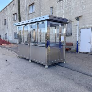 5 x 10' Stainless Steel Guard Shack