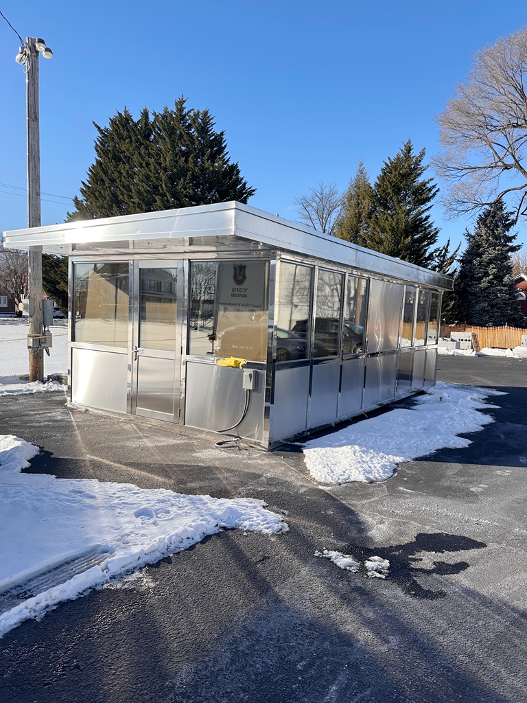 Stainless Steel Guard Shack, custom size 12x 24